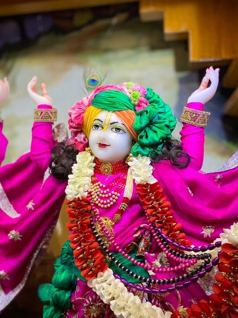 इस्कॉन सातारा येथील दर्शन — छायाचित्र ८ / १६