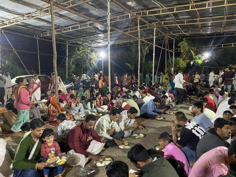 इस्कॉन सातारा येथील साप्ताहिक सत्संग — छायाचित्र ५ / ९